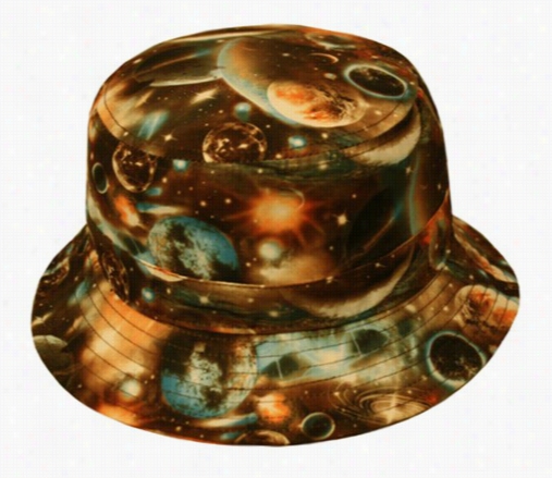 Soft Cotton Bucket Hat (galaxy)
