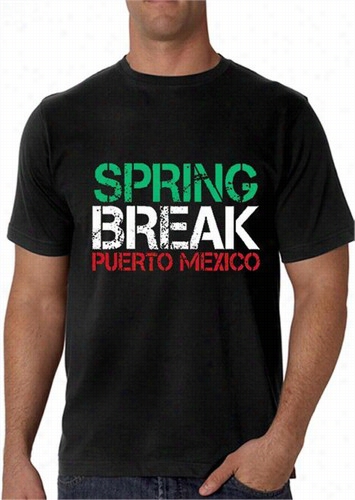 Spring Burst Puerto Mexico Mens T-shirt