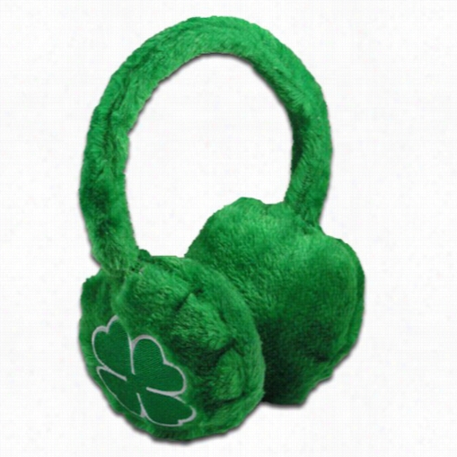 St. Patrick's Day Irish Shamrock Furry Earmuffs