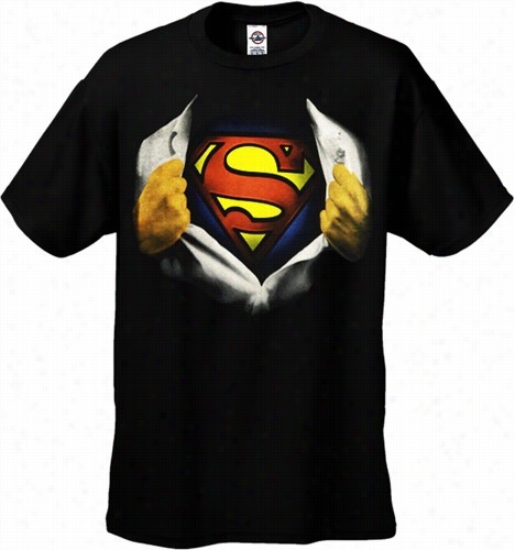 Superma N&ampq Uot; Ripped Shirt&quoot; Men's T-shirt