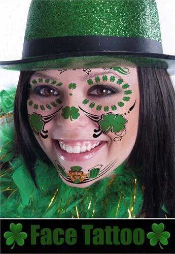 Temporary Face Tatoo - St. Patty's Day