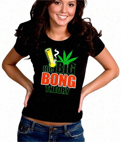 The Big Bong Theory  Girls T-shirt