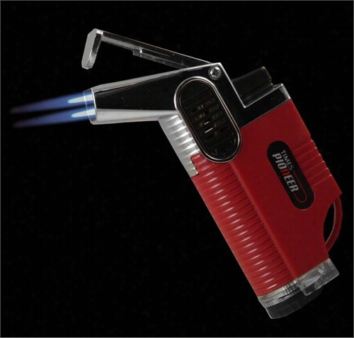 The Pipe Lighter Ii Dual Flambeau Tobacco-~ Lighter