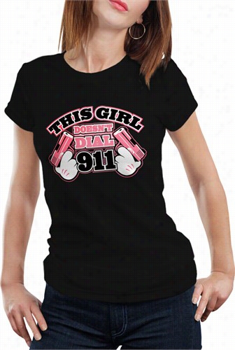 This Girl Doesn't Ial 911 Girl's T-shirt