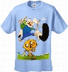 Adventure Time &quot;Finn Kick Jump&quot; Men's T-Shirt