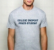 College Dropout Poker Student Men's T-Shirt