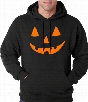 Halloween Hoodie - Orange Jack O' Lantern Adult Hoodie