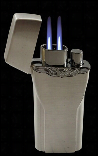 Two Flame Torch & Utility Flame Lighter In One