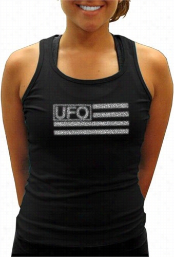 Ufo Girly Racer Ack Tank Top (negro)