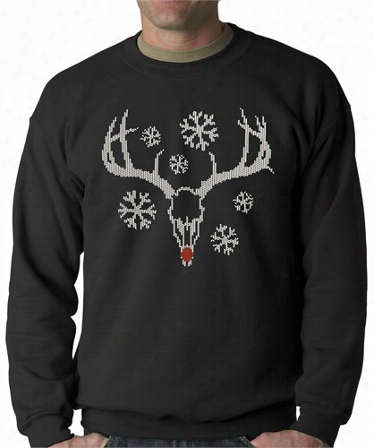 Ugly Christams Sweater - Rudolph Crenweck Sweatshirt