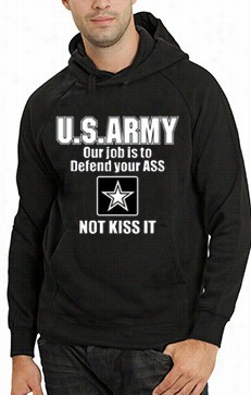 U.s.army Our Job Is To Defend Your Ss Adult Hoodie