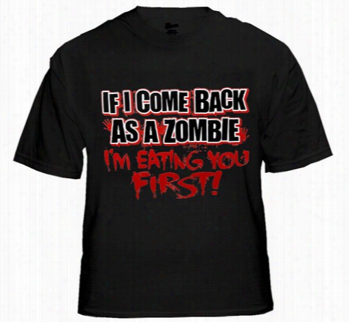 Zombie Tees - Eating You First Men's T-shirt