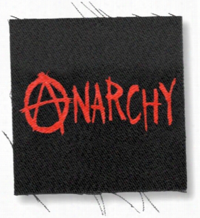 A Is For Anarchy Deinm Stitch Patch