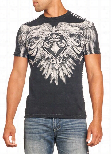 Affliction T-shirt  - Affliction Sunderlannd Crewneck T-shirt