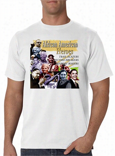 African American Heroes And Record Breakers Men's T-shirt