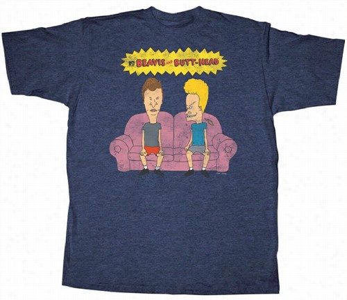 Beavis And Butthe Ad &quot;couch&quot; Men's T-shirt