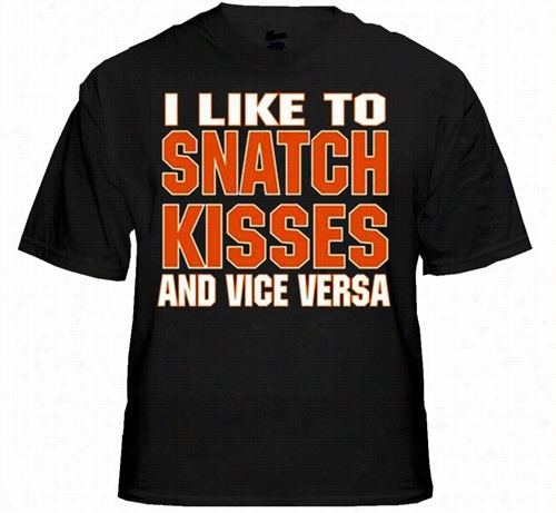 Biker Shirts  - &quot;snathc Kisses A∓ Vice V Ersa&quot; Bikers Hirt