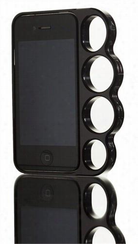 Brass Knuckles Iphone Case (iphone 4 Black) With Free Shipping