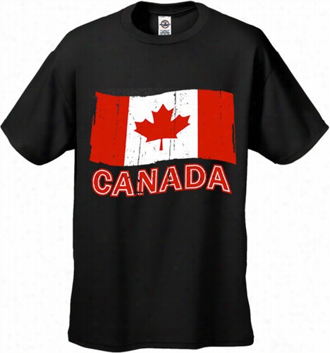 Canada Vintage Flag Men's T-shirf