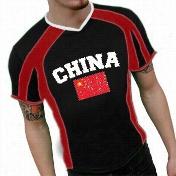 China Vintage Flag International Sport  Tee