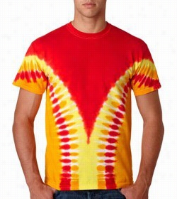 Classic V Tie Dye -shirt (sunshine)