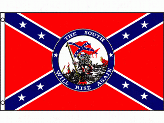 Confederate The South Will Rise Again Flag (3 X 5 Ft)