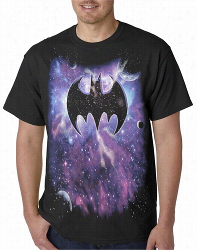 Cosmic Batman Logo Men St-shirt