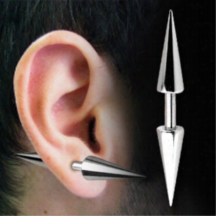 D0uble Spike 14 Gauge Ear Jewelry