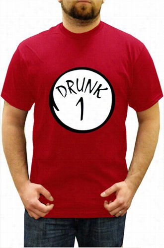 Drunk 1-9 - Thing 1 Nispired Men' St-shirt