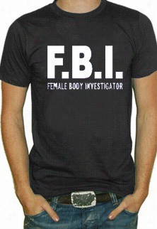 Female Body Investigator T-shirt