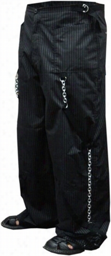 Ghhast God Fathe Pinstripe Chain Raver Pants