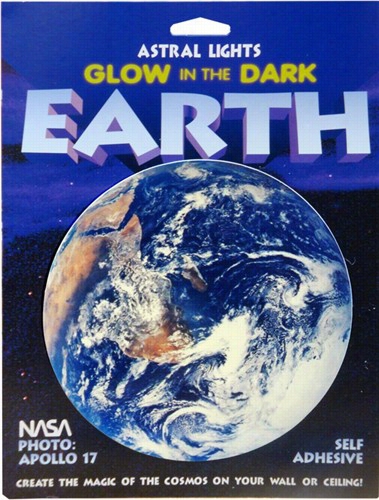 Glow In The Dark 3 -d Palnet Earth