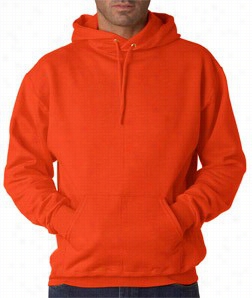 Hooded Sweatshirt :: Unisex Pull Over Hoodie (burnt Orange)