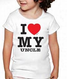 I Love My Uncle Kids T-shirt