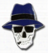 Incognito Skull Lapel Pin