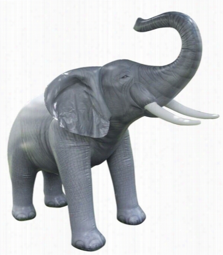 Incredible Lifelike Inflable Elephant (84 Inches Long)
