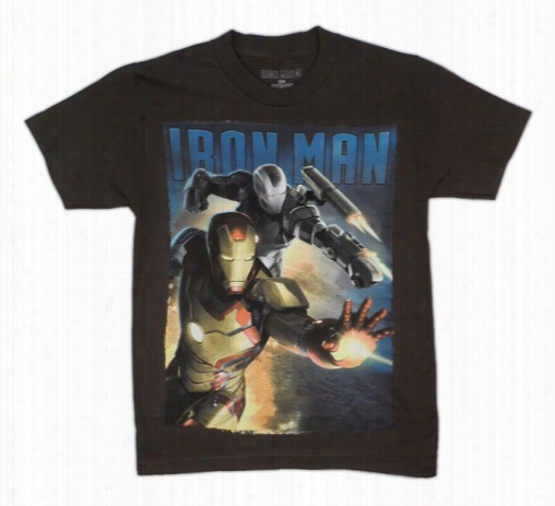 Iron Man &quot;blast Team&quot; Men's T-shirt