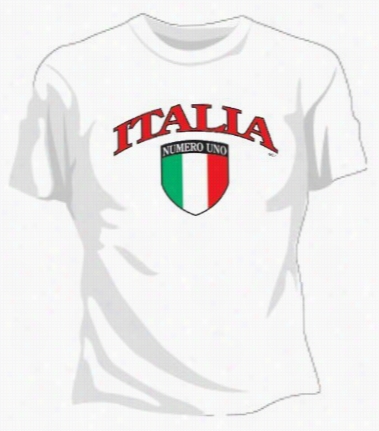 Italia Numero  Uno Girls T-shirt