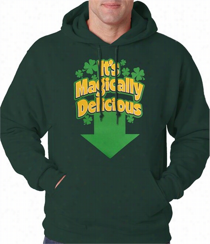 It's Magicaoly Delicious Irish Shamrock Hoodie