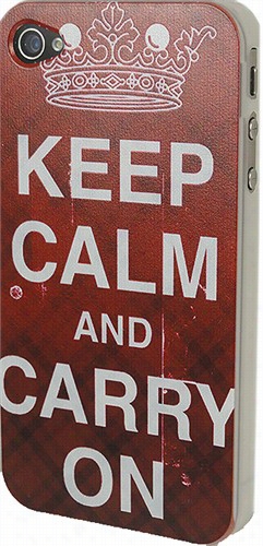 Keep Calm And Imply On Iphone Case (iphone 5 Red)