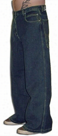 Kikwear Jeans  Kikwear Unisex 28' Bottom Pants (denim)