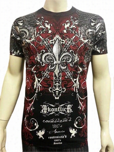 Konflic Leur De Lis T-shirt (black)