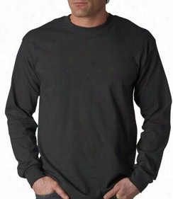 Mens Premium Long Sleeve T-shirt (charcoal)