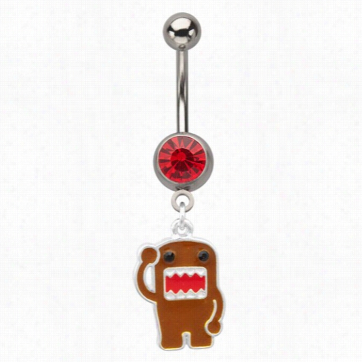 Navel Body Jewelry - Hello Domo Belly Button Ring