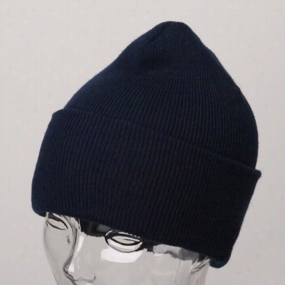 Navy Blue Winter Beanie