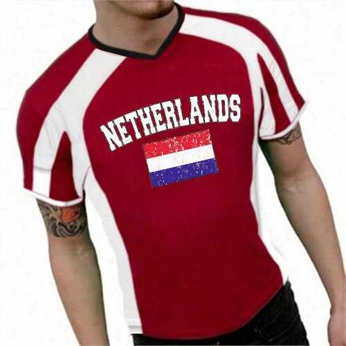 Netherlands Vintage Flag International Sport Tee