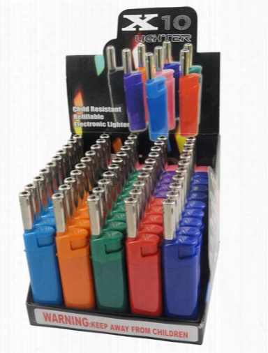 No More Burning Your Fingers Refillable Pipe Lighter (box Of 40)