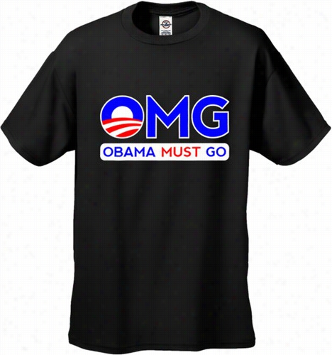 Omg &quot;ob Ama Must Go&quot; Men's T-shirt