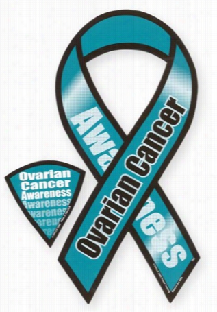 Ovarian Cancer Awareness Ribbon M Agnet