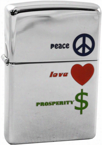 Peace Love & Prosperity Izppo Lighter